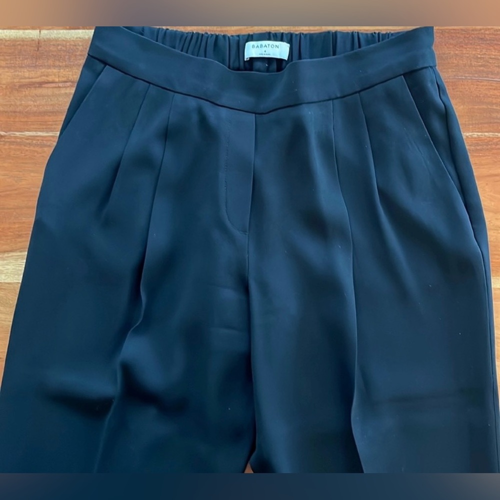 Babaton Black Cropped Women's Dress Pants